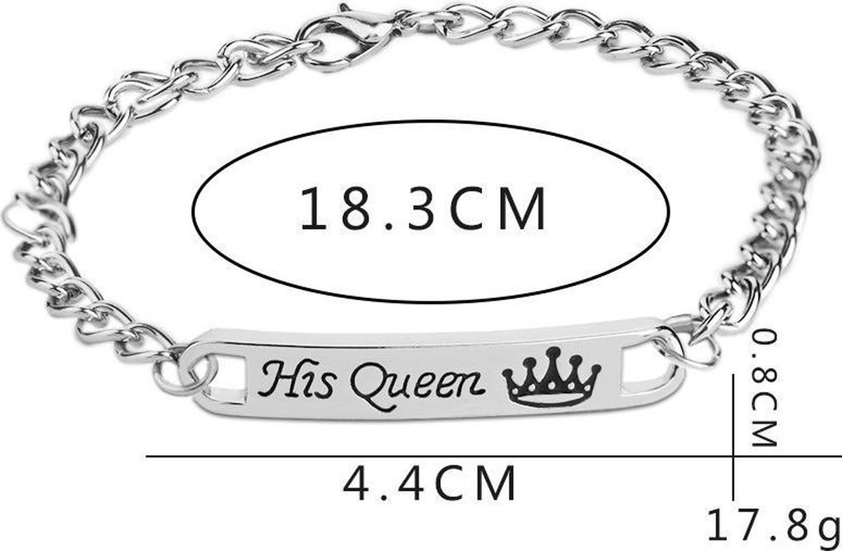 King queen relatie armbandjes | bol.com