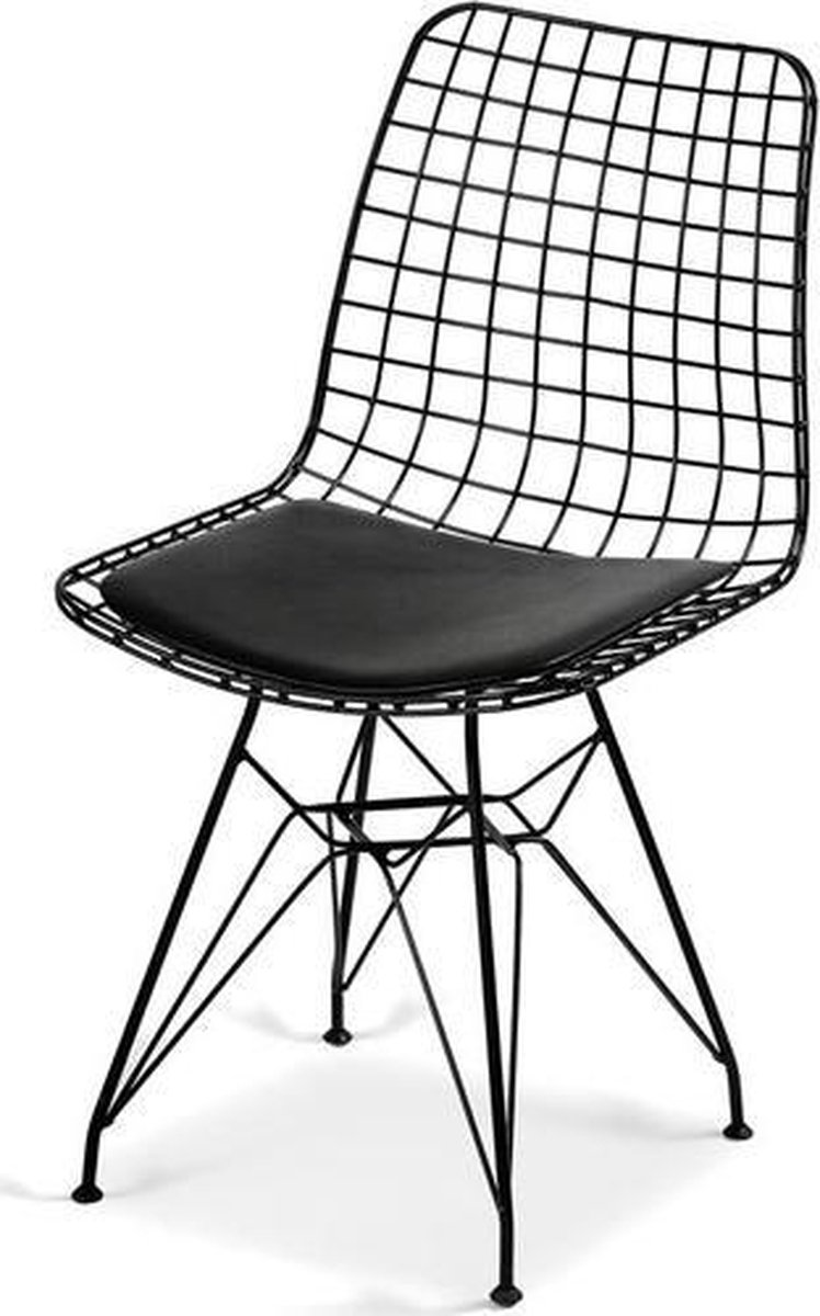 boot tetraëder Aziatisch Draad Stoel - Wire Chair - eetkamerstoel | bol.com