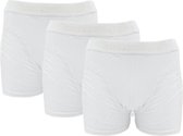 J&C Underwear | Maat L | 3-Pack Herenboxers | Wit