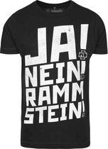 Urban Classics Rammstein Heren Tshirt -2XL- Rammstein Ramm 4 Zwart