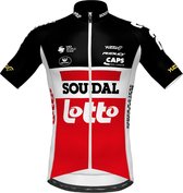 Fietsshirt Soudal-Lotto Spl Aero Trui Km Lr X21 - Maat: XL