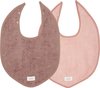 foto van Koeka Slab drop Dijon Organic 2 pack - plum/shadow pink