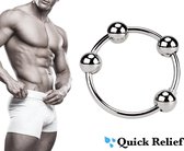 Quick Relief Pressure™ - Cockring - Penis Ring - cock ring metaal - Seksspeeltje voor Mannen