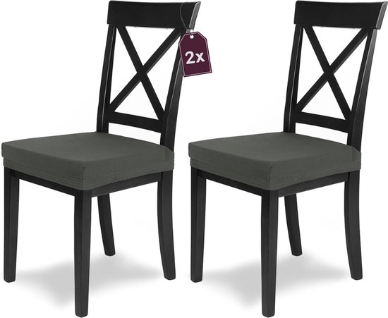 JUNLEBUYI Stoelhoezen voor kuipstoel, 2-delig, zeer rekbaar, elastaan, clubemmers, fauteuil, hoezen met kussensloop, 2-in-1, verbeterde designbeschermer voor kantoor, receptie, eetkamer, woonkamer