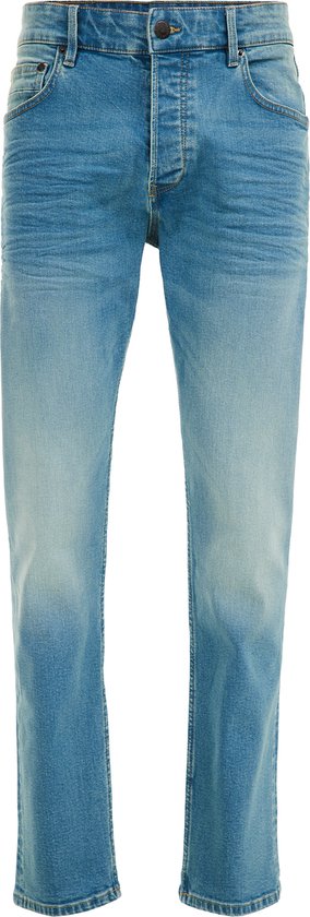 WE Fashion Heren slim fit jeans met comfortstretch