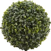 Everlands Buxus bol kunstplant - klein - D22 cm - groen - kunststof
