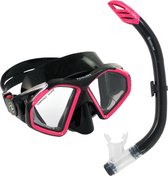Aqua Lung Sport Hawkeye Combo - Snorkelset - Volwassenen - Zwart/Roze