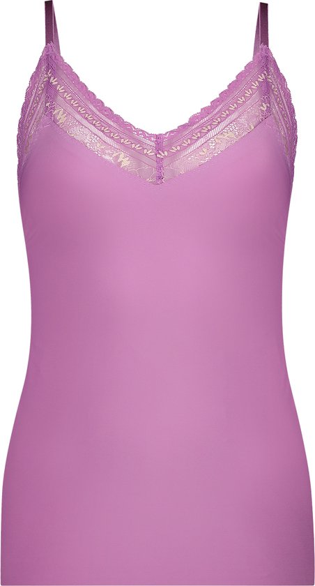 Ten Cate - Secrets Spaghetti Top Lace Mulberry - maat XL - Paars