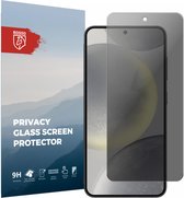Rosso Privacy Screen Protector Geschikt voor de Samsung Galaxy S24 Plus - 9H Gehard Glas - Case Friendly Tempered Glass - Eenvoudige Installatie