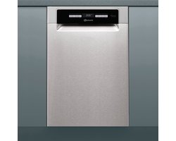 Bauknecht BSUO 3O33 PF X | Onderbouw vaatwasser | 45 cm | RVS