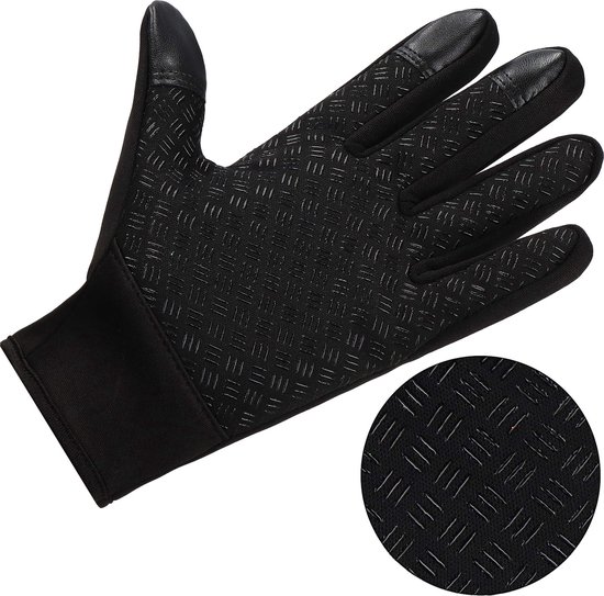 Gants Springos - Touch - Zwart - Nylon - Unisexe - Taille XL