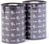 Zebra Technologies - 2100 Wax lint 89mm x 450m - Doos á 12 rollen