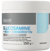 Supplementen - Vitamine C + glucosaminesulfaat + methylsulfonylmethaan + chondroïtinesulfaat - 150 g - OstroVit - Framboos - Vitamin C, Glucosamine, MSM, Chondroitin supplements