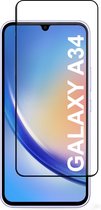 Full Cover Screenprotector Geschikt Voor Samsung Galaxy A34 - Volledige Beschermglas - PREMIUM Tempered Glass - 1 stuk