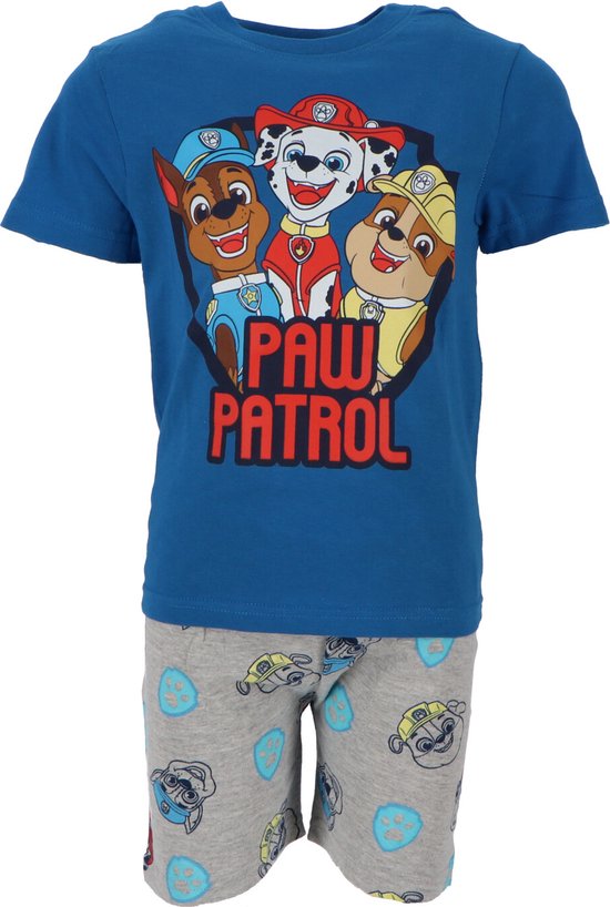 Paw Patrol Pyjama short - Taille 98/104 - Blauw