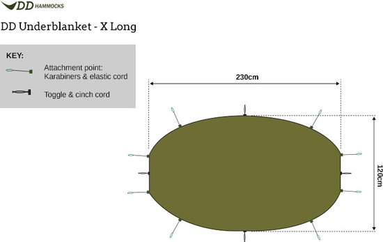DD Underblanket XL Hangmat Isolatie — afbeelding 2