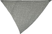 Schaduwdoek/zonnescherm driehoek grijs 3 x 3 x 3 meter - Zonnezeil zonwering