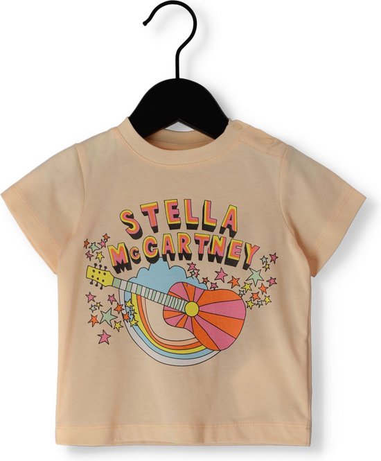 Stella McCartney Kids Ts8001 Tops & T-shirts Unisex - Shirt - Perzik