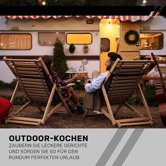 tent kachel / Draagbare Lichtgewicht - camping gas stove Portable collapsible, 38L x 33W x 28H centimetres — afbeelding 4