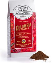 Colombia Medellin Supremo - Italiaanse koffie - 'Single Origin' - gemalen koffie - Compagnia Dell Arabica