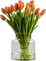 VeenseTulpen Bos Bloemen Boeket Oranje- Tulpen 20 Stuks - Verse Bloemen - Echte Bloemen - Bloemstuk