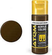 AMMO MIG 20056 ATOM - Burnt Brown - Acryl - 20ml Verf flesje
