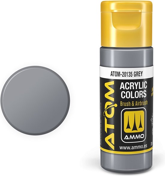 AMMO MIG 20135 ATOM - Gris - Acryl - Flacon de Peinture 20ml