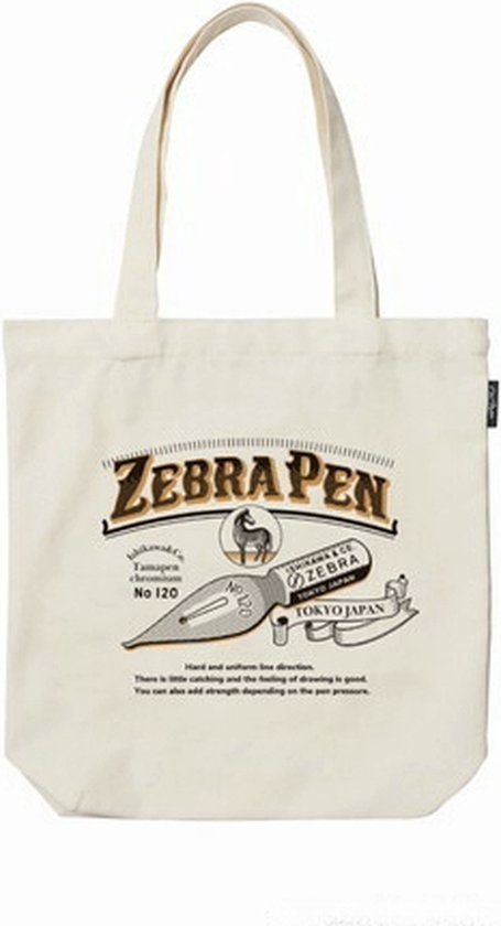 ZEBRA Marker/Highlighter Mild Liner 35-color Set Limited Edition in Koffer en Zebra Linnen Tas / Big Tote Bag - Zebra
