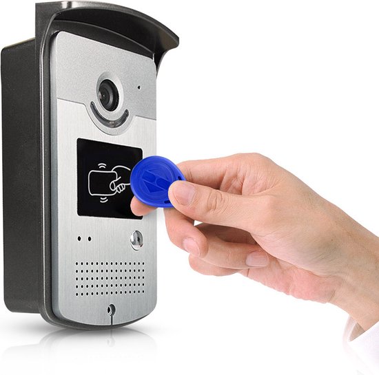 Smart WIFI deur intercom touchscreen met voeding voor elektrisch slot en bediening via Smart Life APP werkt met Alexa en Google spraaksturing.T-2302V van Smart Life — afbeelding 5