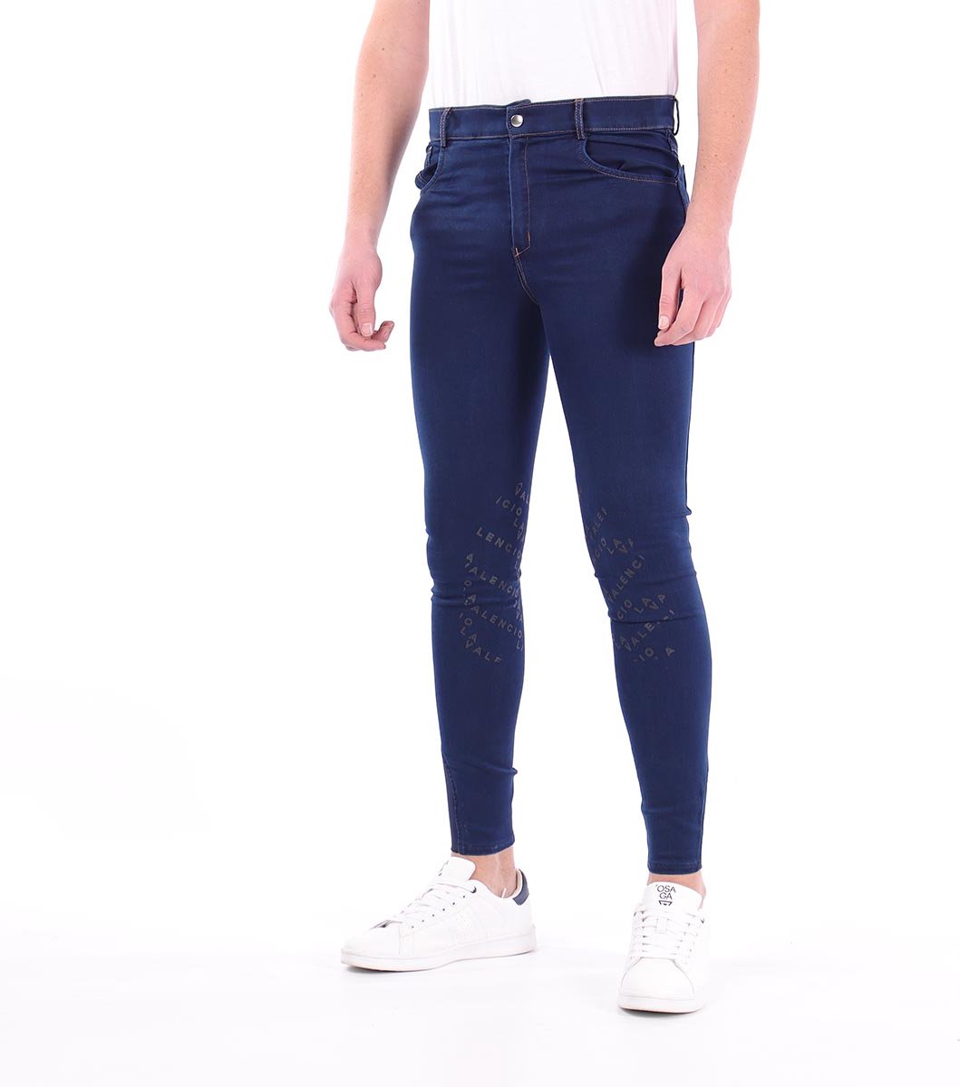 La Valencio Rijbroek Lvsteven Denim Knie Grip Men Denim - 44