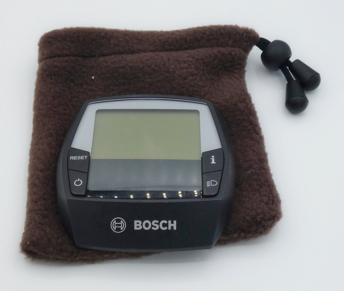 Bosch ebike display hoesje displayhoesje intuvia - bruin - fleece