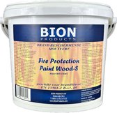Brandwerende verf - Fire Protection Paint - Wood-S Wit 12,5 kg - Brandvertragende verf voor onbehandeld hout