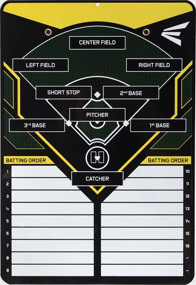 Easton Magnetic Coaches Line Up Board Line-Up Boards voor Sport Honkbal/Softball