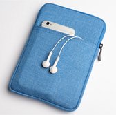 Opberg-Bescherm Etui Pouch Hoes Sleeve geschikt voor iPad Mini - Blauw