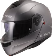 LS2 Helm Strobe II FF908 mat titanium maat M
