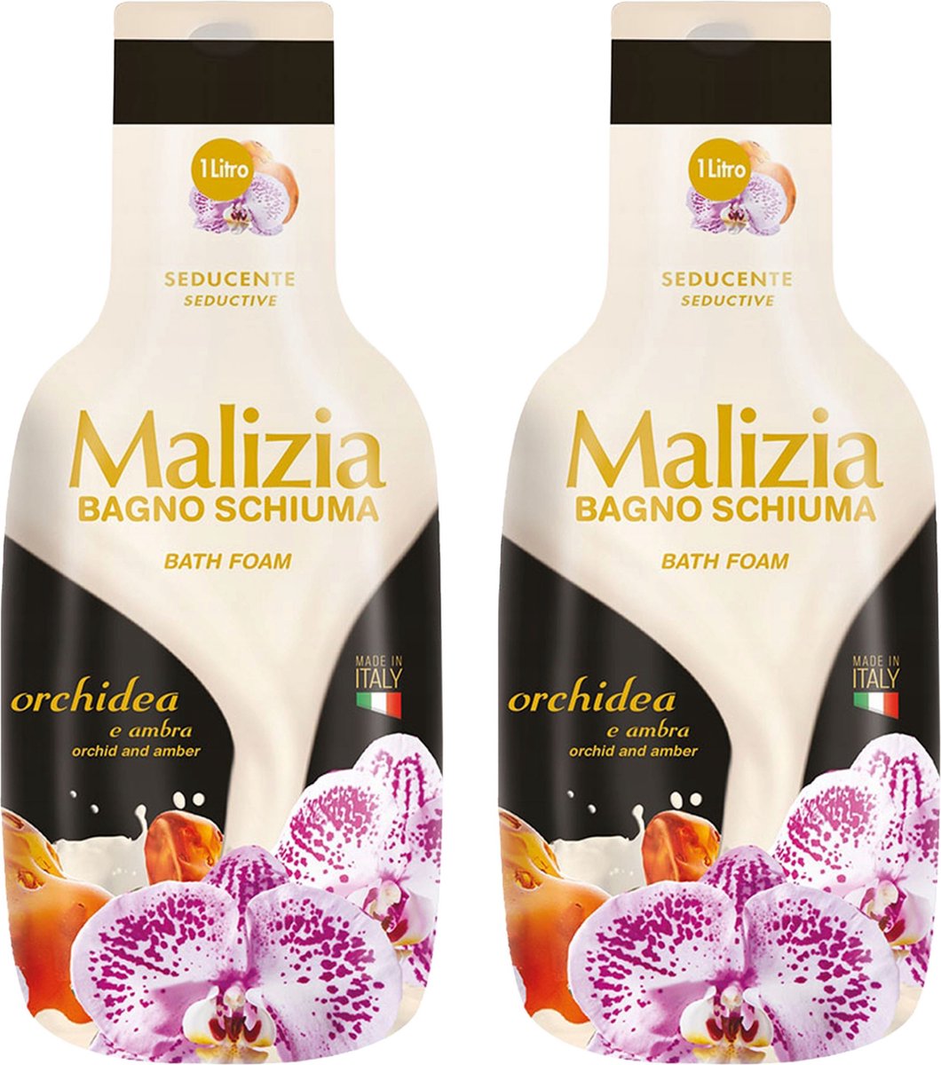 Malizia Verleidelijke Badzeep - Amber en Orchidee 1 L