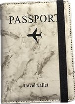 Protège-passeport avec blocage du signal RFID - Grijs Marbre