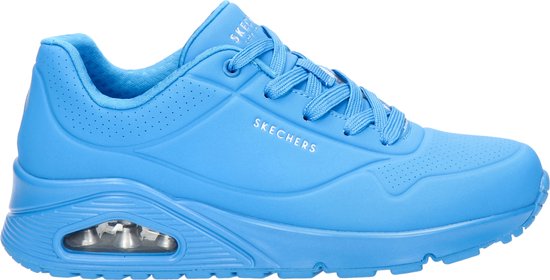 Skechers Uno - Night Shades Dames Sneakers - Blauw - Maat 38