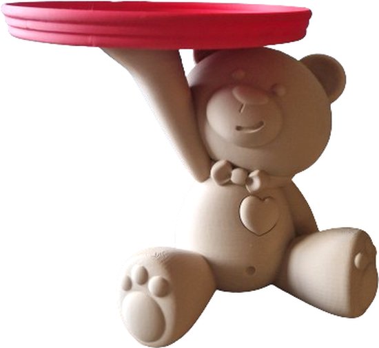 Staande Folieballon Teddybeer Bruin (75x84cm