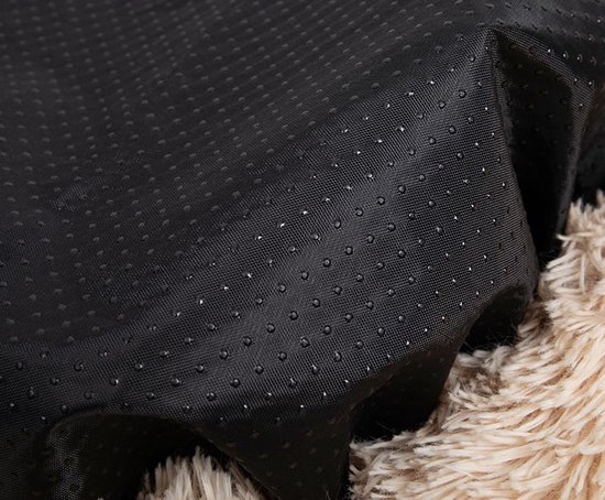 KUSSIES® Coussin 120 Cm avec housse lavable - Mandala Wit Zwart - Coussin pour chien Coussin de jeu enfant - Pouf beignet Lit rond pour chien Coussin d'assise doux Lounge