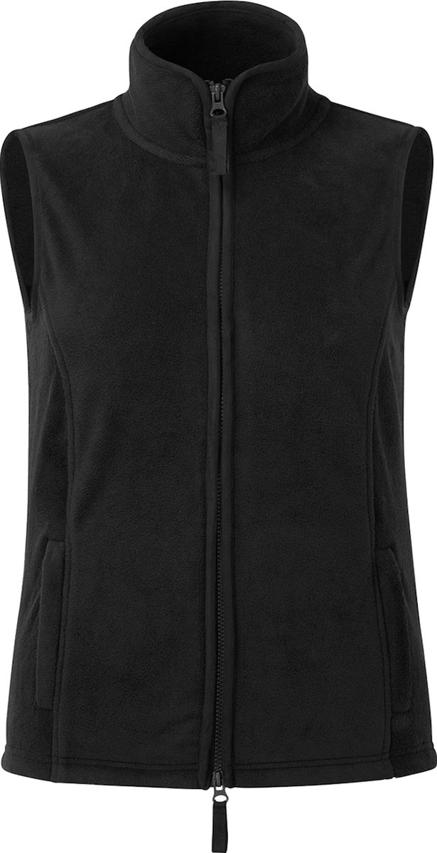 Sara4you Contrast Fleece vest Bodywarmer Artisan 14-803 - Vrouw, Zwart, M