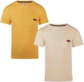 Koko Noko - 2pack - T-shirt - Warm yellow - Maat 110