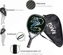 Padelracket Raku met cobra, tas, polsband en "anti-slip handvat".