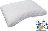 Mahoton Hoofdkussen Unity Gezondheidskussen Medium 14 cm - incl. 2 stuks molton kussenslopen