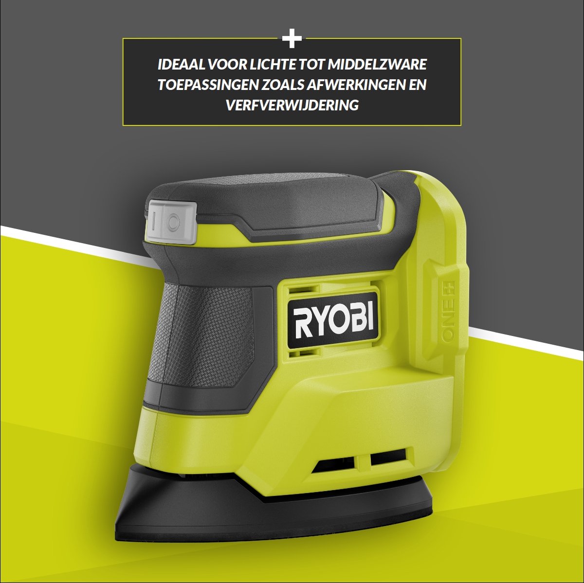 Ryobi RPS18-0 One+ 18V Li-ion Accu Palmschuurmachine body - 100x140mm – foto 3