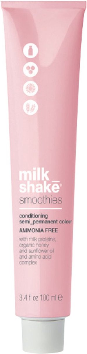 Milkshake smoothies semi-permanent color RED