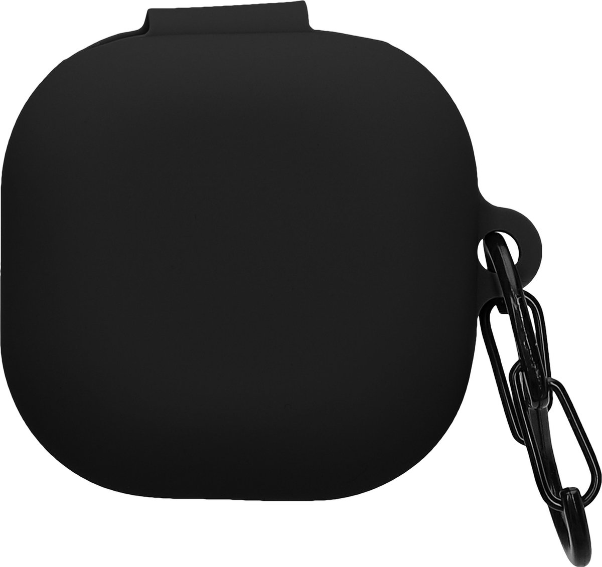kwmobile cover voor oordopjes case - geschikt voor Samsung Galaxy Buds FE - Trendy beschermhoes draadloze oordopjes in zwart