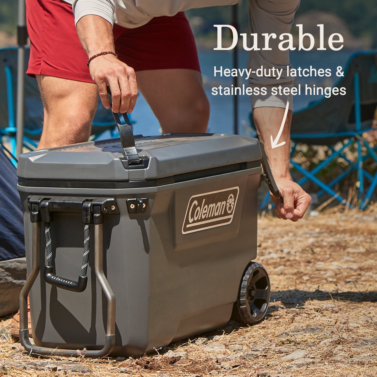 Coleman 65QT Convoy Cooler - 66 liter koelbox - 5 dagen ijs