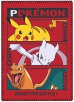Pokemon Catch - Polar Panel Fleece - Deken - 100 x 150 cm - Multi