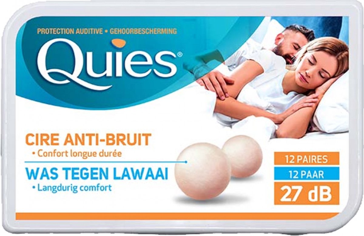 Goedkoopste Quies Protection Auditive à la Cire Anti-Bruit 12 Paires